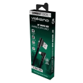 Volkano Slim Series 90-degree Micro USB Charge and Data Cable Black VK-20083-BK