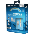 Volkano Iron Series Type-C Charge Cable 1.8m Champaign Gold VK-20095-CG-6