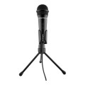 Volkano Stream Vocal Microphone with Tripod Stand VK-6519-BK
