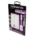 Volkano Nano Series 5000mAh Powerbank White VK-9000-WT(V1)