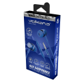 Volkano Stannic Series Wired Earphones with Mic Blue VSN202-B(V2)