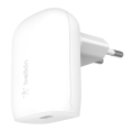 Belkin BoostCharge 30W USB Type-C PD 3.0 PPS Wall Charger White WCA005VFWH