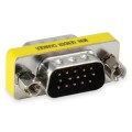 Equip HD15 VGA Gender Changer Coupler Male to Male 124320