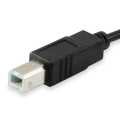 Equip USB 2.0 Type A to Type B Cable 1m Black 128863
