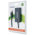 Manhattan USB-A to DisplayPort Adapter 4K Male to Female 5 Gbps USB 3.2 Gen1152327