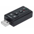 Manhattan Hi-Speed USB 3D 7.1 Sound Adapter 152341
