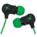 Manhattan Nova Headset In-ear Black and Green 178860