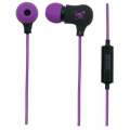 Manhattan Nova Headset In-ear Black and Purple 178877