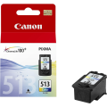 Canon CL-513 Cyan, Magenta, Yellow Printer Ink Cartridge Original 2971B001 Single-pack