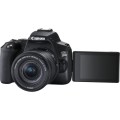 Canon 24.1MP EOS 250D SLR Camera Kit Black 3454C013