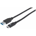 Manhattan 1m Superspeed+ USB C Device Cable 353373