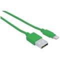 Manhattan 1m USB 2.0-A/Lightning Green 394215