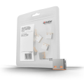 Lindy USB Port Blocker (without Key) - Orange 10-pack 40463