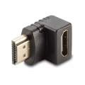 Lindy HDMI Female to Male 90-Degree Right Angle Adapter Down 41085