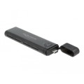 Delock Storage Drive External USB Type-C Enclosure Black 42635