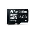 Verbatim Premium Memory Card 16GB MicroSDHC Class 10 44082