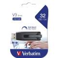 Verbatim Store n Go V3 32GB USB 3.2 Gen 1 Type-A Black and Grey Flash Drive 49173