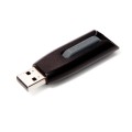 Verbatim Store n Go V3 64GB USB 3.2 Gen 1 Type-A Black and Grey Flash Drive 49174