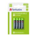 Verbatim AAA Premium Rechargeable Batteries HR03 4-pack 49514