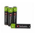 Verbatim AAA Premium Rechargeable Batteries HR03 4-pack 49514