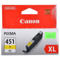 Canon CLI-451Y XL Yellow Printer Ink Cartridge Original 6475B001 Single-pack