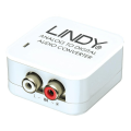 Lindy Analogue Stereo-SPDIF AUDIO CONVERTER White 70409