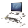 Fellowes Lotus DX Sit-Stand Workstation White 8081101