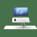 Fellowes Lotus RT Sit-Stand Workstation Single White 8081701