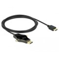 Delock 3-in-1 Monitor Cable with USB-C/DisplayPort/Mini DisplayPort in to HDMI 85974