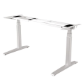 Fellowes Levado Height Adjustable Desk Base Only Silver 9708601