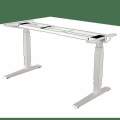 Fellowes Levado Height Adjustable Desk Base Only Silver 9708601