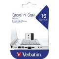Verbatim Store n Stay NAN 16GB Black USB 2.0 Type-A USB Flash Drive 97464