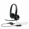 Logitech H390 USB Headset with Noise-Cancelling Mic - Black 981-000406