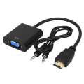 Tuff-Luv HDMI to VGA Video and Audio Converter Adapter - Black A1_192