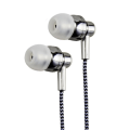 Astrum EB250 Stereo Earphone Electro Painted with In-wire mic Silver A11025-S