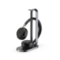 Yealink BH72 Bluetooth Wireless Headset with Charging Stand and USB-A Connection Teams Certified Bla