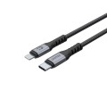 Unitek 1m MFi Certified USB-C to Lightning 18W PD Fast Charging Cable with Data Syncing C14060GY
