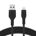 Belkin BoostCharge Flex USB-C Cable with Lightning Connector Black CAA009BT1MBK