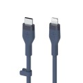 Belkin BoostCharge Flex USB-C Cable with Lightning Connector Blue CAA009BT1MBL