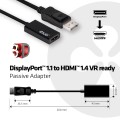 Club 3D CAC-1056 DisplayPort1.1 to HDMI1.4 VR Ready Passive Adapter