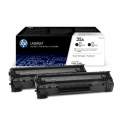 HP 35A Black Toner Cartridges 1,500 Pages Each Original CB435AD Dual-pack