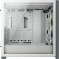 Corsair iCUE 5000X RGB Tempered Glass Mid-Tower ATX PC Smart Case White CC-9011213-WW