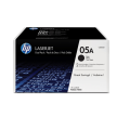 HP 05A Black Toner Cartridges 2,300 Pages Each Original CE505D Dual-pack