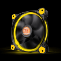 Thermaltake Riing 14 Computer Case Fan 140mm Black and Yellow 1400rpm CL-F039-PL14YL-A