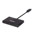 Club 3D CSV-6400 Multi Stream Transport Hub DisplayPort 1.2 Quad Monitor USB Powered