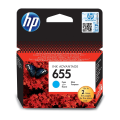HP 655 Ink Advantage Cyan Printer Cartridge Original CZ110AE Single-pack