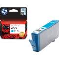 HP 655 Ink Advantage Cyan Printer Cartridge Original CZ110AE Single-pack