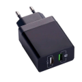 Tuff-Luv Qualcomm Quick Charge 3.0 2-Port USB Wall Plug Charger E2_137