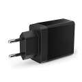 Tuff-Luv Qualcomm Quick Charge 3.0 2-Port USB Wall Plug Charger E2_137