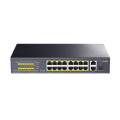 Cudy 16-port Fast Ethernet PoE+ Unmanaged Switch with 2-port Uplink and 1-port SFP FS1018PS1